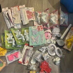 Assorted Butterfly and Flower Cookie Cutters
